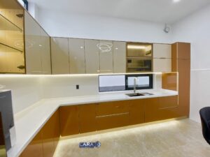 tủ bếp hợp kim, bếp hợp kim, bếp nhôm, cara, bếp cara, tủ cánh kính, cửa nhôm xingfa, xingfa, cửa slim, tủ nhôm cánh kính,tủ bếp hợp kim nhôm 1 tầng