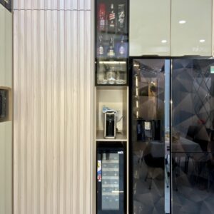 tủ bếp hợp kim, bếp hợp kim, bếp nhôm, cara, bếp cara, tủ cánh kính, cửa nhôm xingfa, xingfa, cửa slim, tủ nhôm cánh kính,tủ bếp hợp kim nhôm 2 tầng