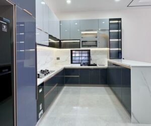tủ bếp hợp kim, bếp hợp kim, bếp nhôm, cara, bếp cara, tủ cánh kính, cửa nhôm xingfa, xingfa, cửa slim, tủ nhôm cánh kính,tủ bếp hợp kim nhôm 2 tầng